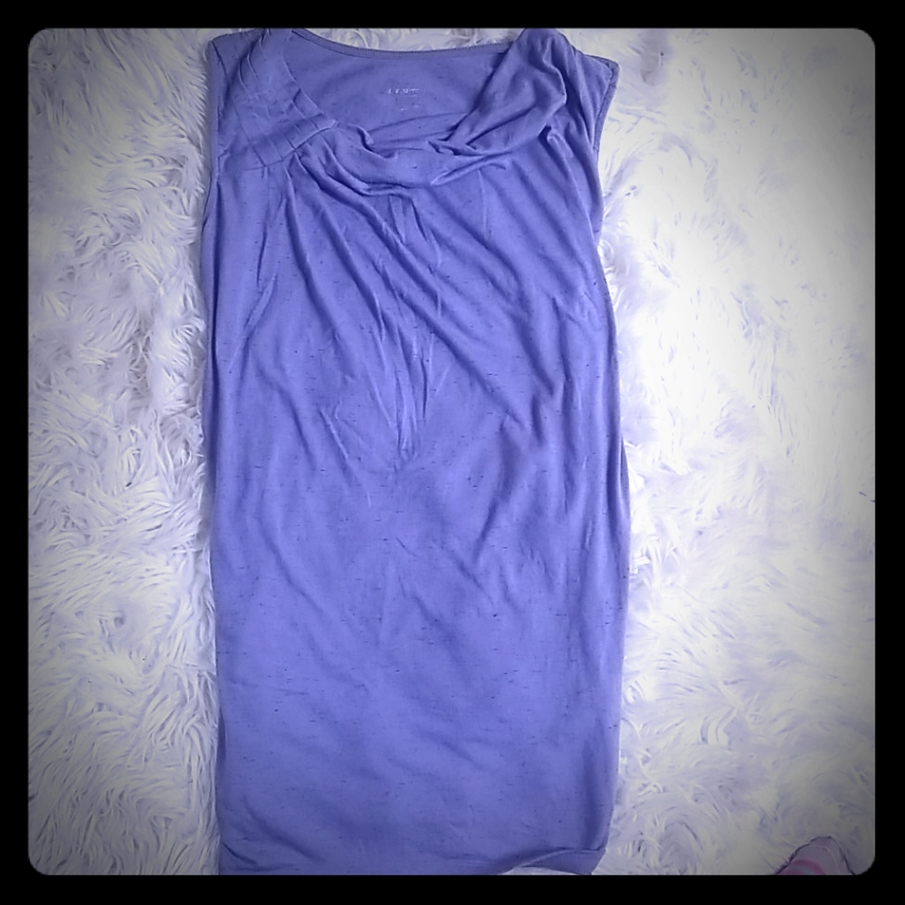 Liz Lange Maternity Cowl Neck Sleeveless Top - L